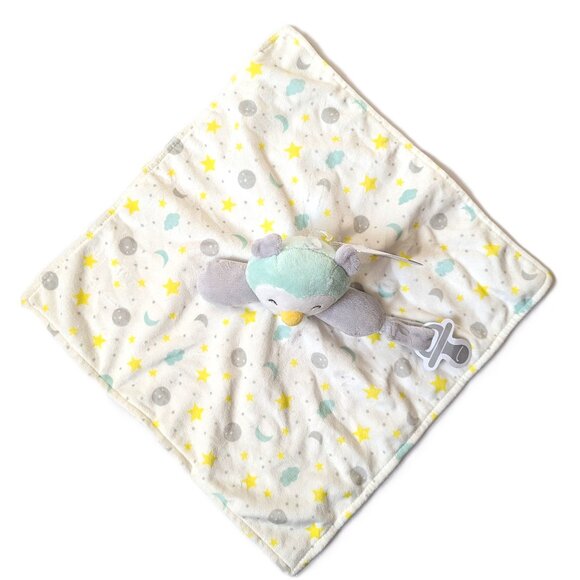 Carter's Security Blanket With Pacifier Holder Plush Lovey Animal Galaxy 15"x14" - Picture 1 of 7